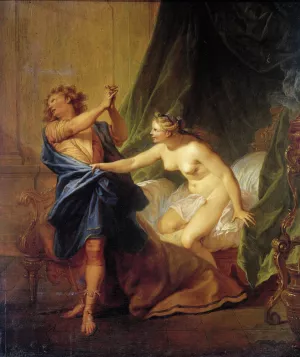 Joseph and Potiphar's Wife by Nicolas Bertin Oil Painting