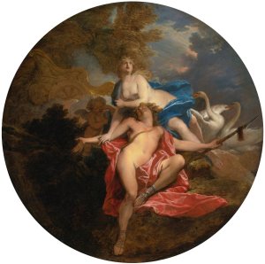 The Death Of Adonis by Nicolas Bertin Oil Painting