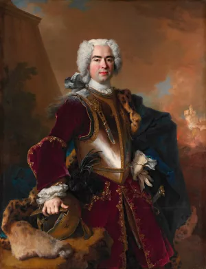 Andre Francois Alloys de Theys d'Herculais by Nicolas De Largilliere Oil Painting