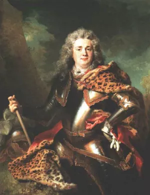 Franois de Gontaut, Duc de Biron painting by Nicolas De Largilliere