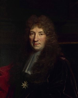 Portrait d'un echevin parisien by Nicolas De Largilliere Oil Painting