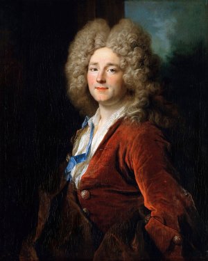 Portrait of a Man by Nicolas De Largilliere Oil Painting