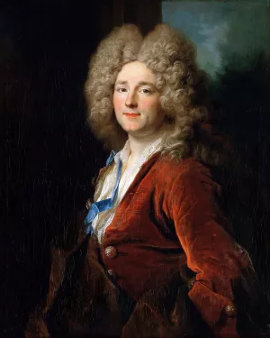 Portrait of a Man by Nicolas De Largilliere Oil Painting