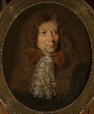 Portrait of a man by Nicolas De Largilliere Oil Painting