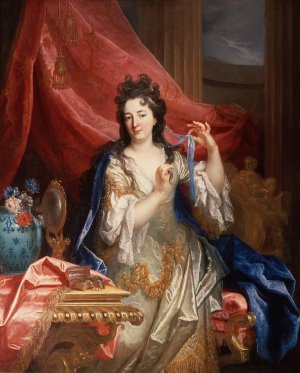 Portrait of a Woman by Nicolas De Largilliere Oil Painting