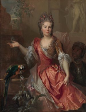 Portrait of a Woman by Nicolas De Largilliere Oil Painting