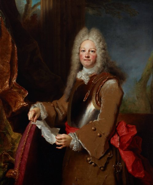 Portrait of an officer  by Nicolas De Largilliere - Hand-Painted Oil Painting Reproduction