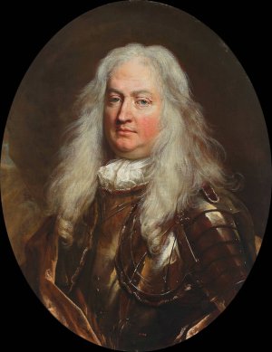 Portrait of general Bardo-Bardi Magalotti by Nicolas De Largilliere Oil Painting