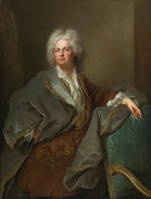 Portrait of The Baron De Besenval by Nicolas De Largilliere Oil Painting