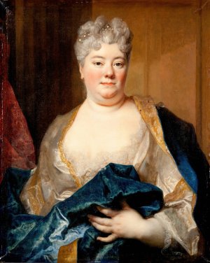 Stina Lillie by Nicolas De Largilliere Oil Painting