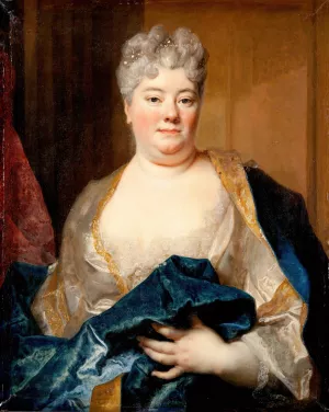 Stina Lillie by Nicolas De Largilliere Oil Painting