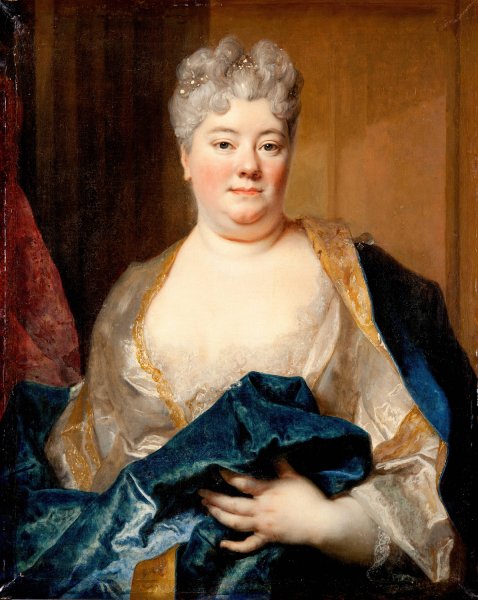 Stina Lillie  by Nicolas De Largilliere - Hand-Painted Oil Painting Reproduction