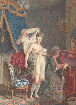Le Lever by Nicolas Francois Regnault Oil Painting