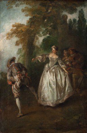 Open Air Dance by Nicolas Lancret Oil Painting