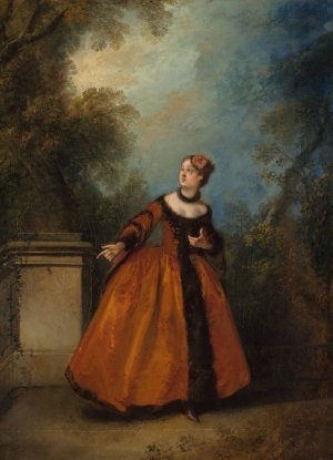 The Beautiful Greek Woman by Nicolas Lancret Oil Painting