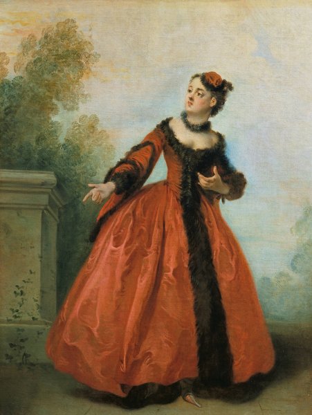 The Beautiful Greek  by Nicolas Lancret - Hand-Painted Oil Painting Reproduction
