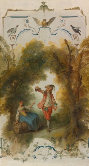 The Vineyard by Nicolas Lancret Oil Painting