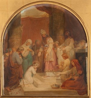 La Presentation de la Vierge au Temple by Nicolas Louis Francois Gosse Oil Painting