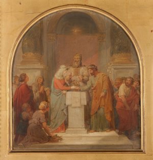 Le Mariage de la Vierge by Nicolas Louis Francois Gosse Oil Painting