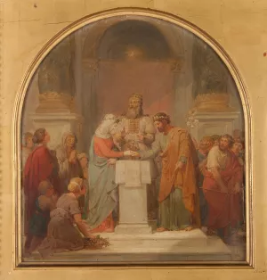 Le Mariage de la Vierge Oil painting by Nicolas Louis Francois Gosse