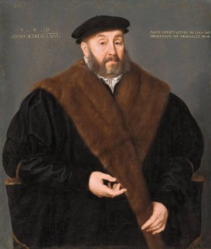 Portrait of Valentin KOtzler by Nicolas Neufchatel Oil Painting