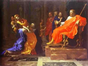 Esther Before Assuerus by Nicolas Poussin - Oil Painting Reproduction