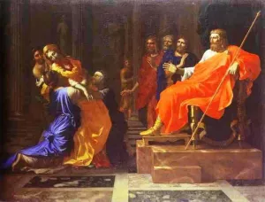 Esther Before Assuerus by Nicolas Poussin Oil Painting