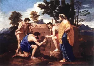 Et in Arcadia Ego by Nicolas Poussin Oil Painting