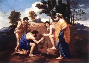 Et in Arcadia Ego Oil painting by Nicolas Poussin