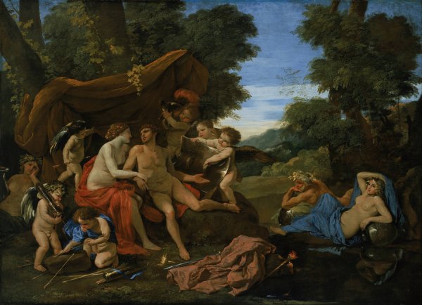 Main Product Photo of Mars and Venus  Painting by Nicolas Poussin