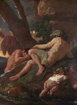 Midas Washing At The Source of The Pactolus by Nicolas Poussin Oil Painting