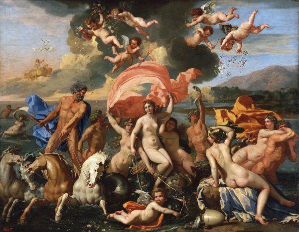 Main Product Photo of The Birth of Venus  Painting by Nicolas Poussin