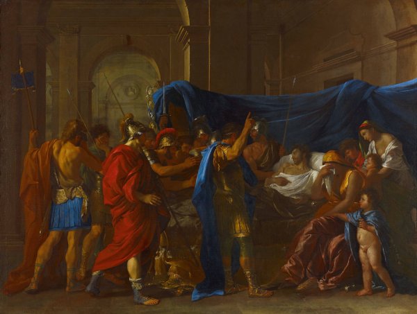 Main Product Photo of The Death of Germanicus  Painting by Nicolas Poussin