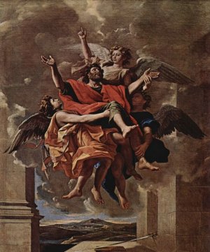The Ecstasy of St. Paul Oil painting by Nicolas Poussin
