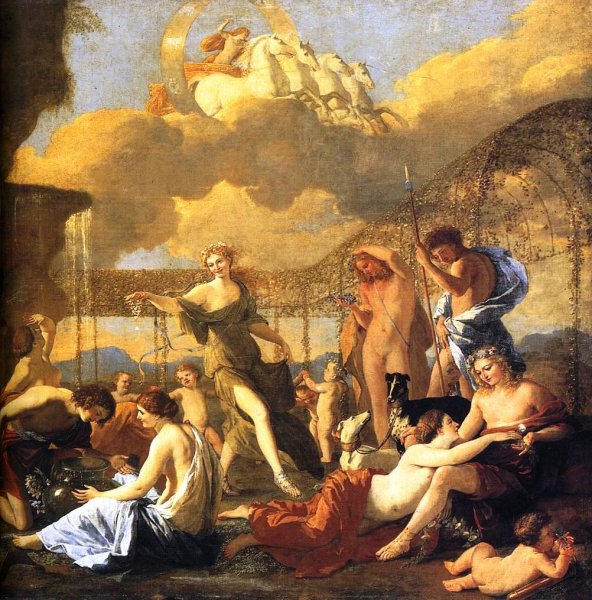 Main Product Photo of The Empire of Flora Detail Painting by Nicolas Poussin