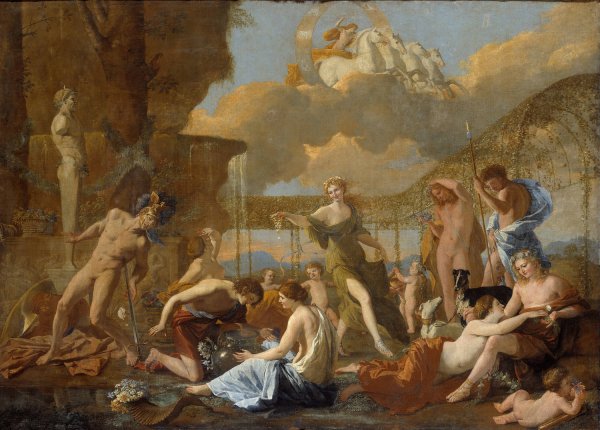 Main Product Photo of The Empire of Flora  Painting by Nicolas Poussin