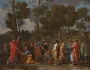 The Sacrament Of Ordination by Nicolas Poussin Oil Painting