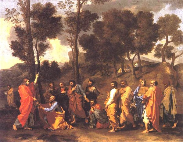 Main Product Photo of The Sacrament of Ordination Painting by Nicolas Poussin