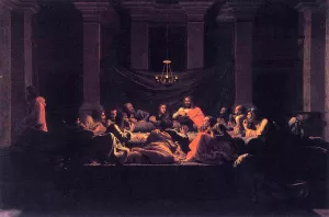The Seven Sacraments: Eucharist Oil painting by Nicolas Poussin