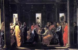 The Seven Sacraments: Marriage by Nicolas Poussin - Oil Painting Reproduction