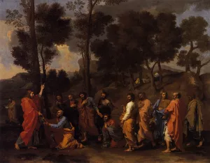 The Seven Sacraments: Ordination by Nicolas Poussin - Oil Painting Reproduction