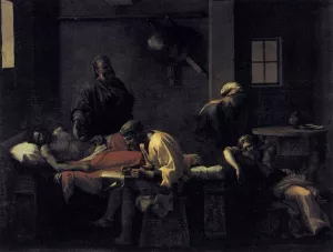 The Testament of Eudamidas Oil painting by Nicolas Poussin