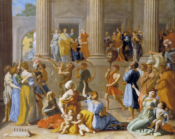 Main Product Photo of The Triumph Of David Painting by Nicolas Poussin