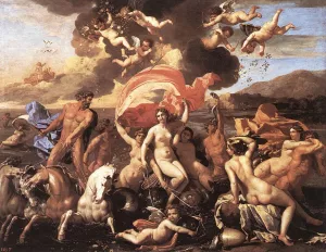 The Triumph of Neptune Oil painting by Nicolas Poussin
