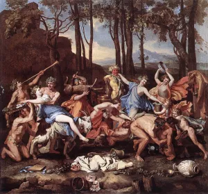 The Triumph of Pan painting by Nicolas Poussin