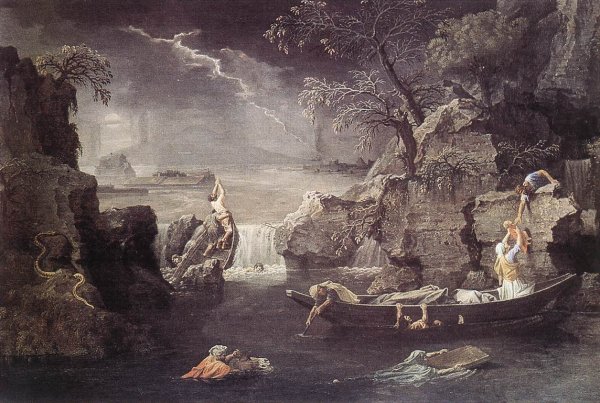 Winter by Nicolas Poussin - Hand-Painted Oil Painting Reproduction