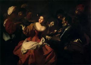 Guessing Game by Nicolas Regnier - Oil Painting Reproduction