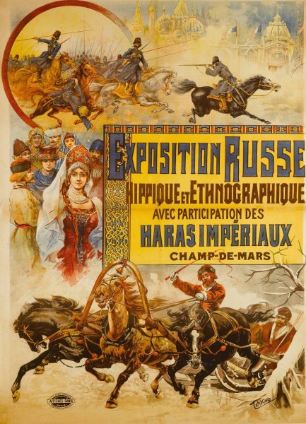 Exposition Russe  by Nicolas Tamagno - Hand-Painted Oil Painting Reproduction