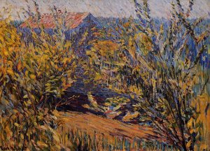Among the Leaves by Nicolas Tarkhoff Oil Painting