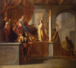 Queen of Sheba Before Solomon